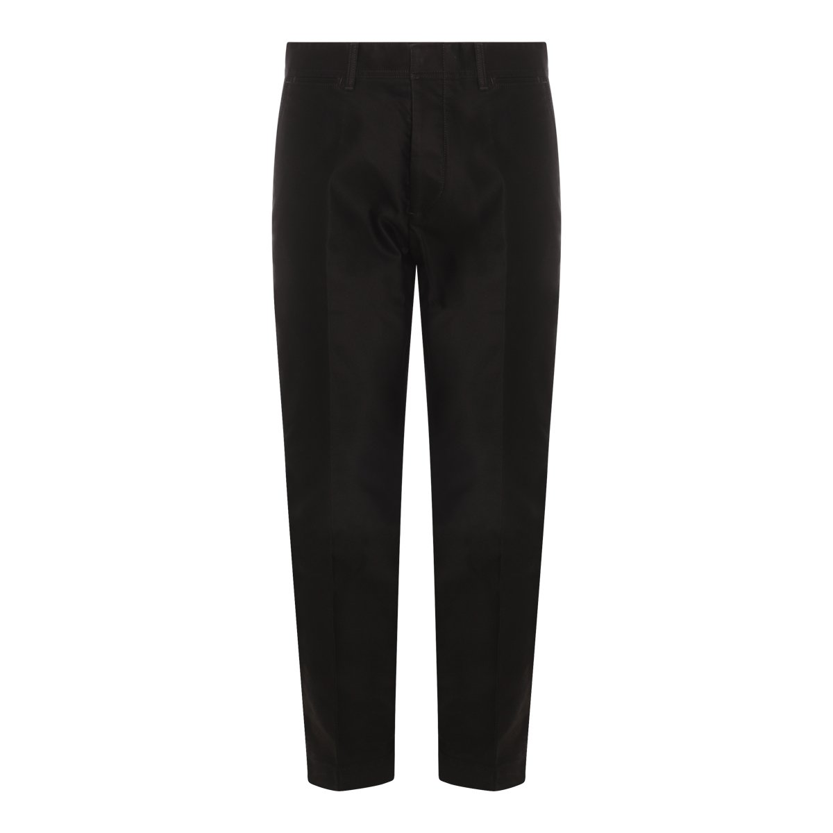 Alexander McQueen Tailored Black Wool Trousers With Structured Design And Functional Pockets Zwart