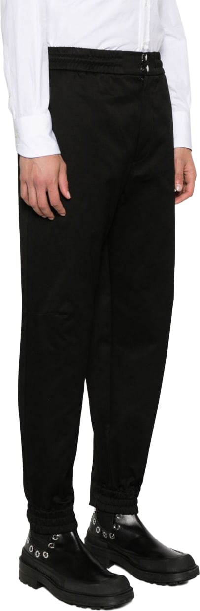 Alexander McQueen Trousers Black Zwart