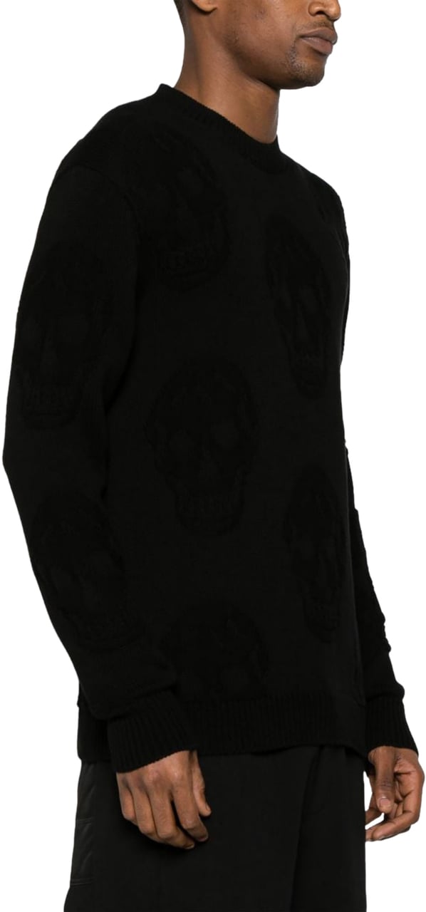 Alexander McQueen Sweaters Black Zwart