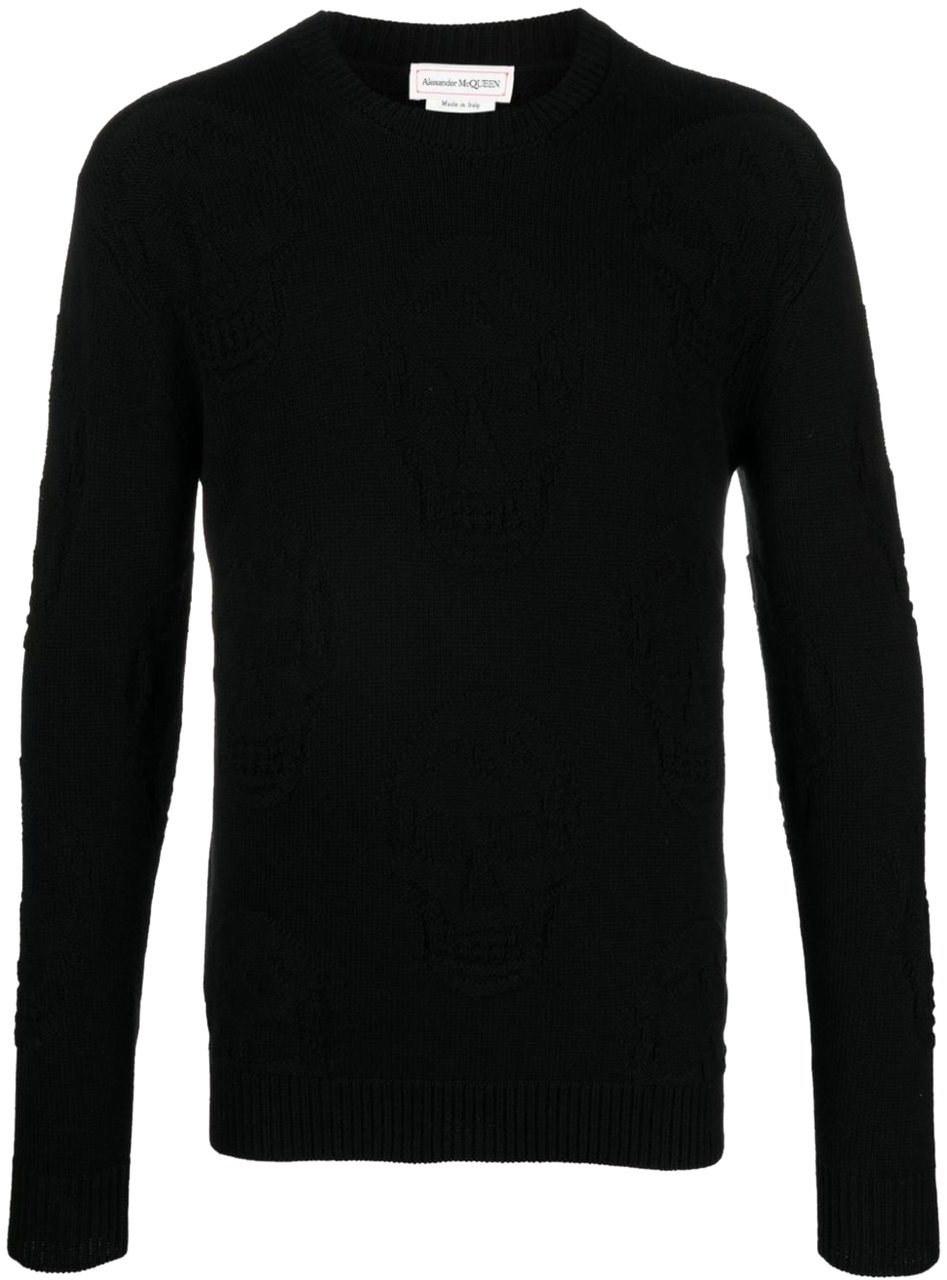 Alexander McQueen Sweaters Black Zwart