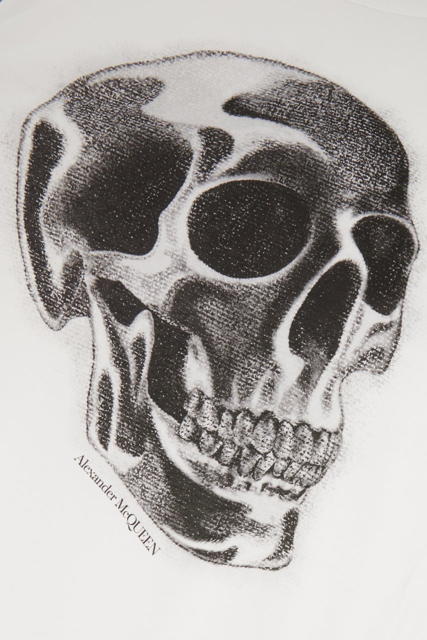 Alexander McQueen Alexander McQueen White cotton t-shirt Wit