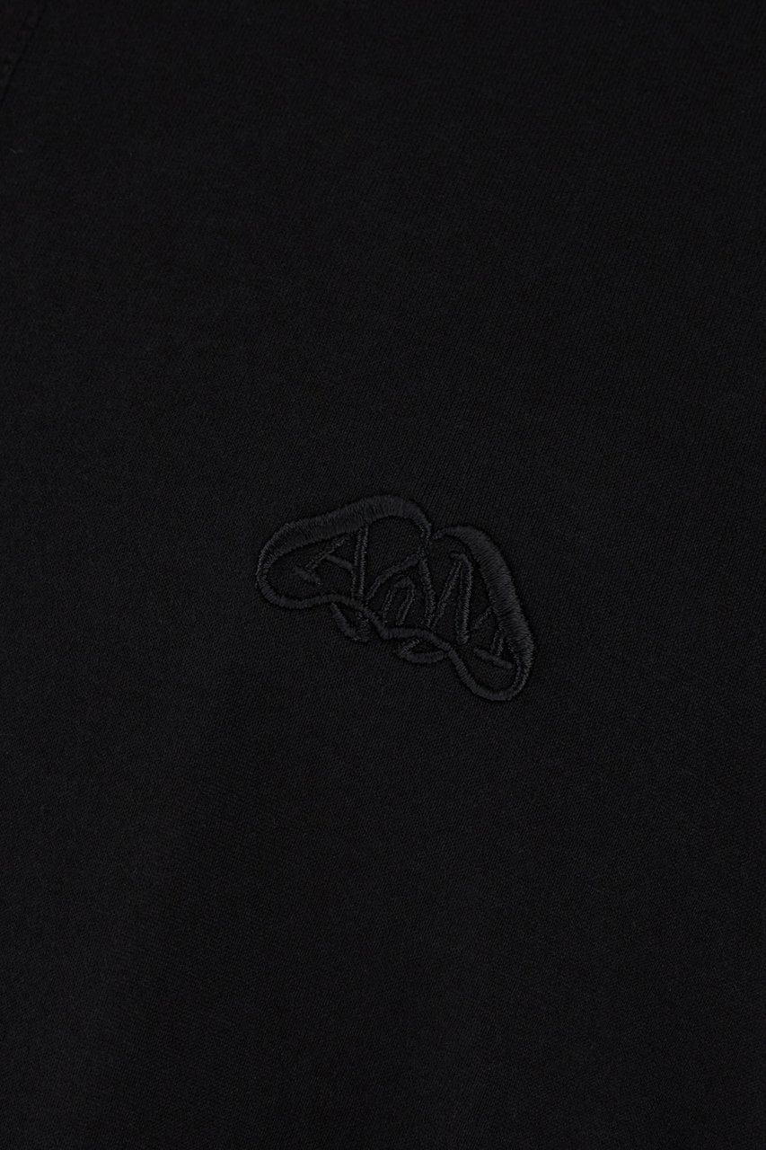 Alexander McQueen Alexander McQueen Black piquet polo shirt Zwart