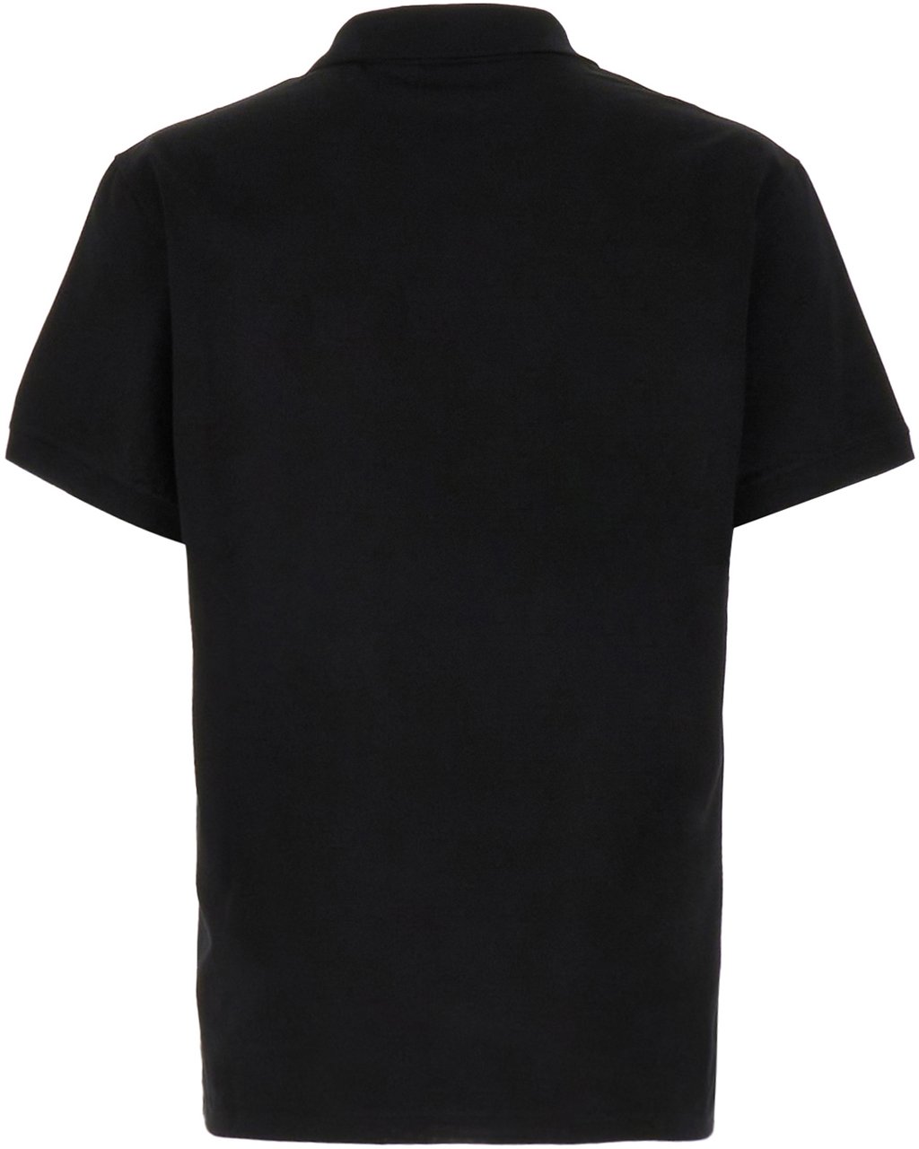 Alexander McQueen Alexander McQueen Black piquet polo shirt Zwart