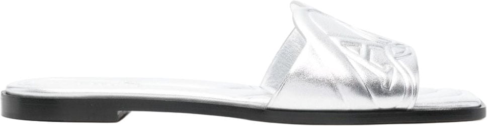 Alexander McQueen Sandals Silver Zilver