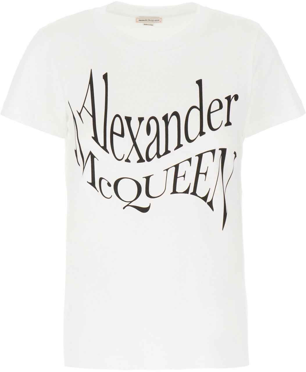 Alexander McQueen Alexander McQueen White cotton t-shirt Wit