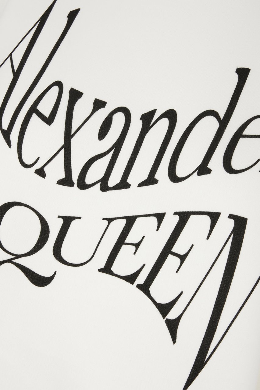 Alexander McQueen Alexander McQueen White cotton oversize sweatshirt Wit