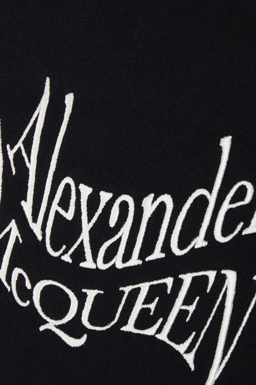 Alexander McQueen Alexander McQueen Black cotton bermuda shorts Zwart