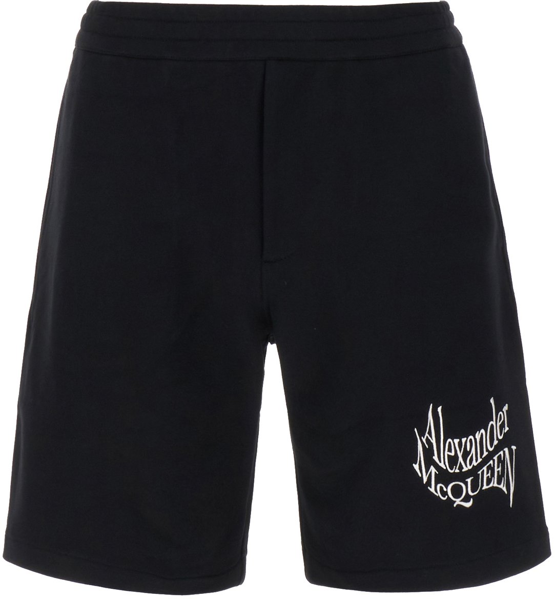 Alexander McQueen Alexander McQueen Black cotton bermuda shorts Zwart