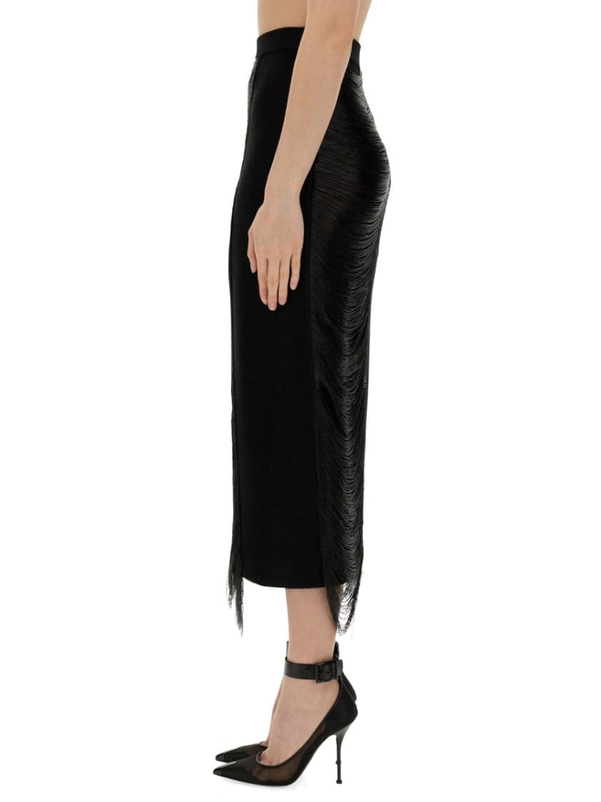 Alexander McQueen Long Skirt Zwart