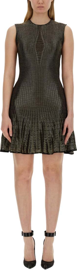 Alexander McQueen Mini Dress Zwart