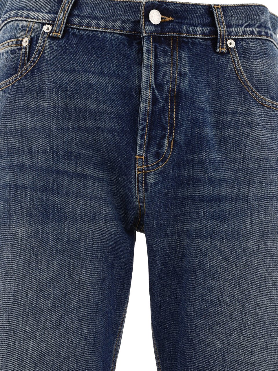 Alexander McQueen Jeans with logo detail Blauw