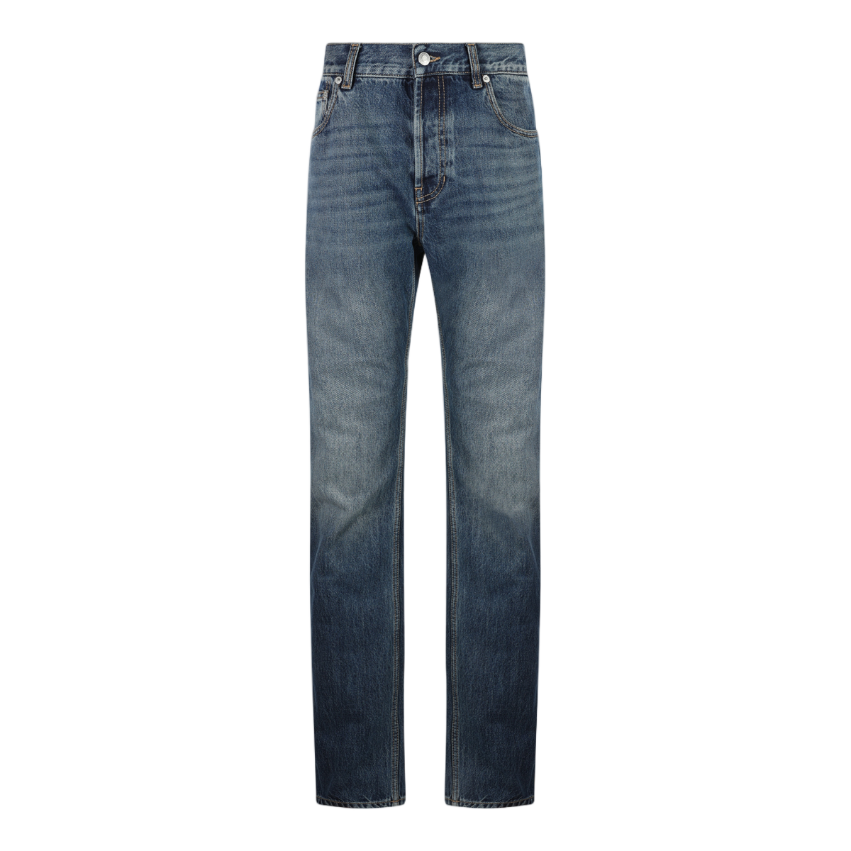 Alexander McQueen Straight-Leg Denim Jeans With Classic Five-Pocket Design Grijs