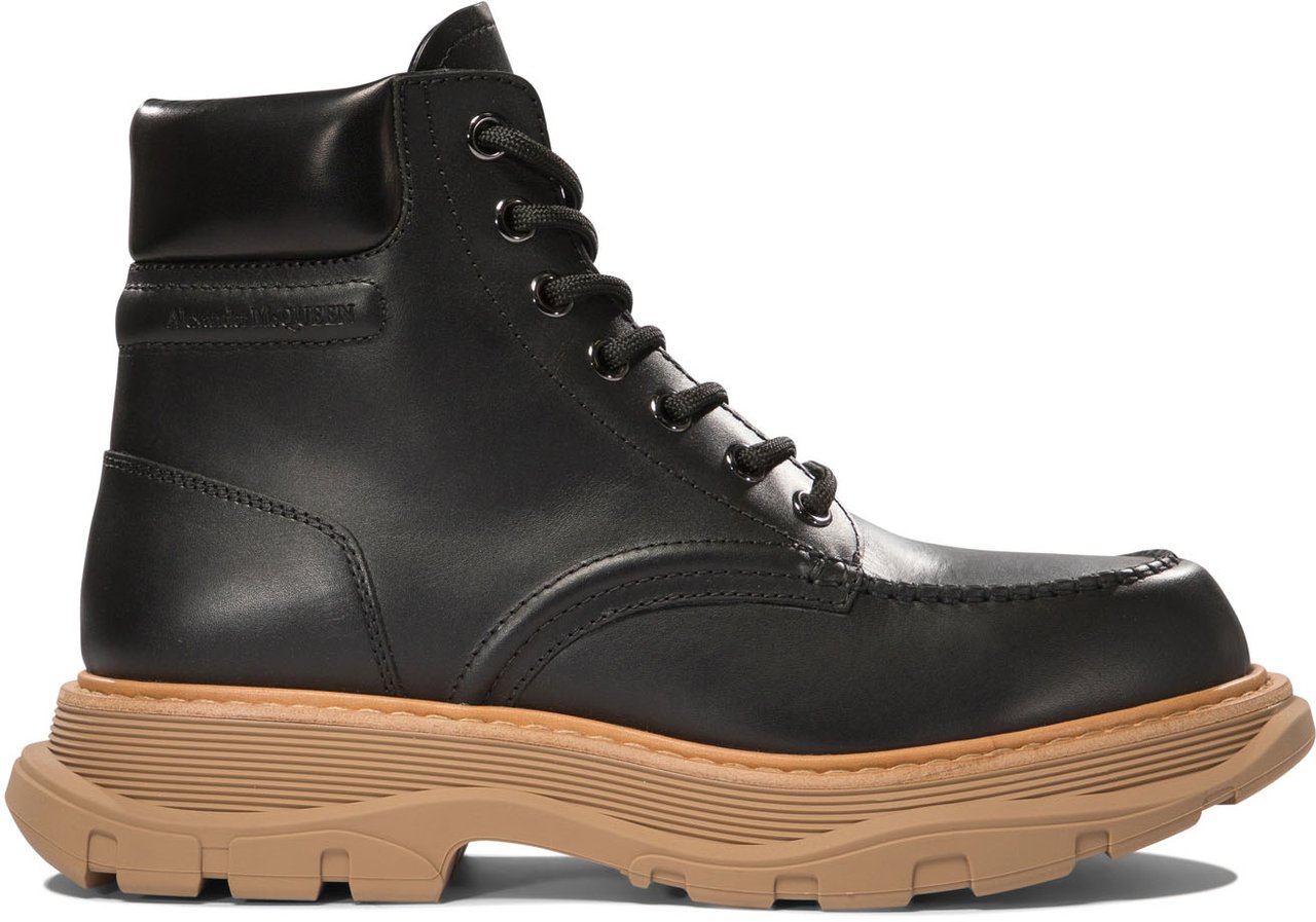 Alexander McQueen "Chant" ankle boots Zwart