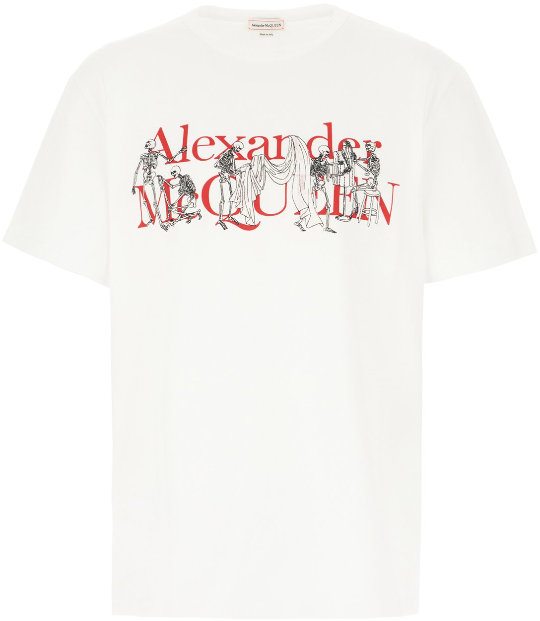 Alexander McQueen Alexander McQueen White cotton t-shirt Wit