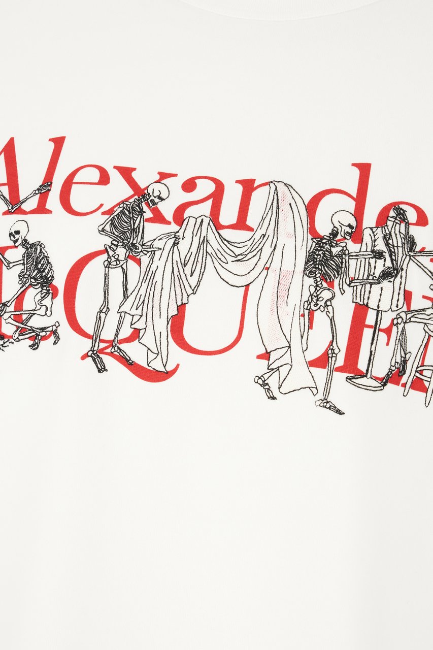 Alexander McQueen Alexander McQueen White cotton t-shirt Wit