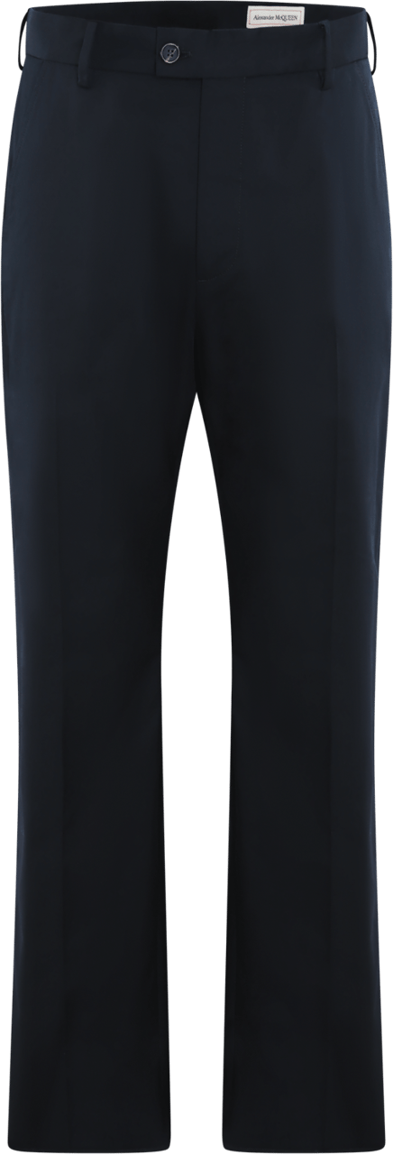 Alexander McQueen Heren Camera Strap Chino Trs Blauw