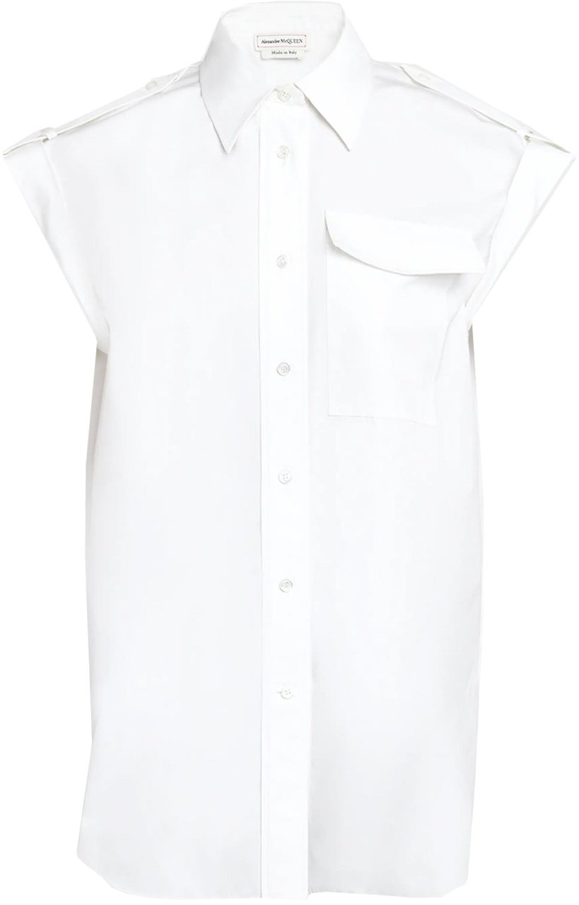 Alexander McQueen Alexander McQueen Cotton Shirt Wit