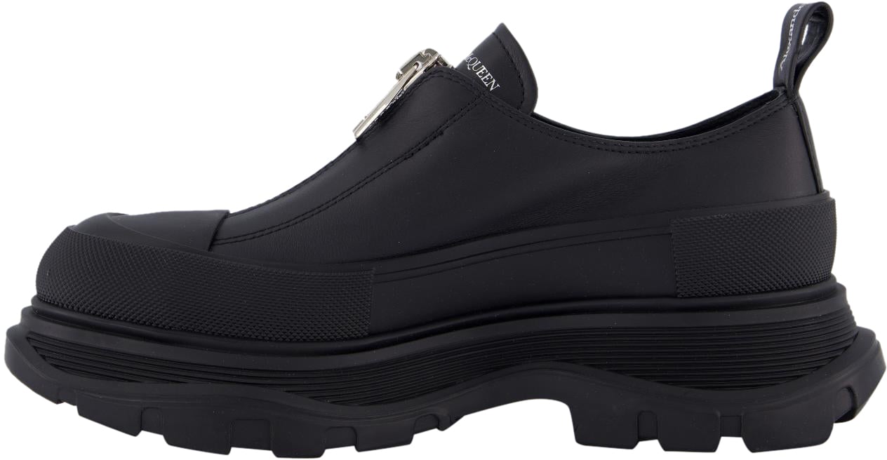 Alexander McQueen Dames Shoe Tread.Le.S.Rub. Box.Do.Ca Zwart