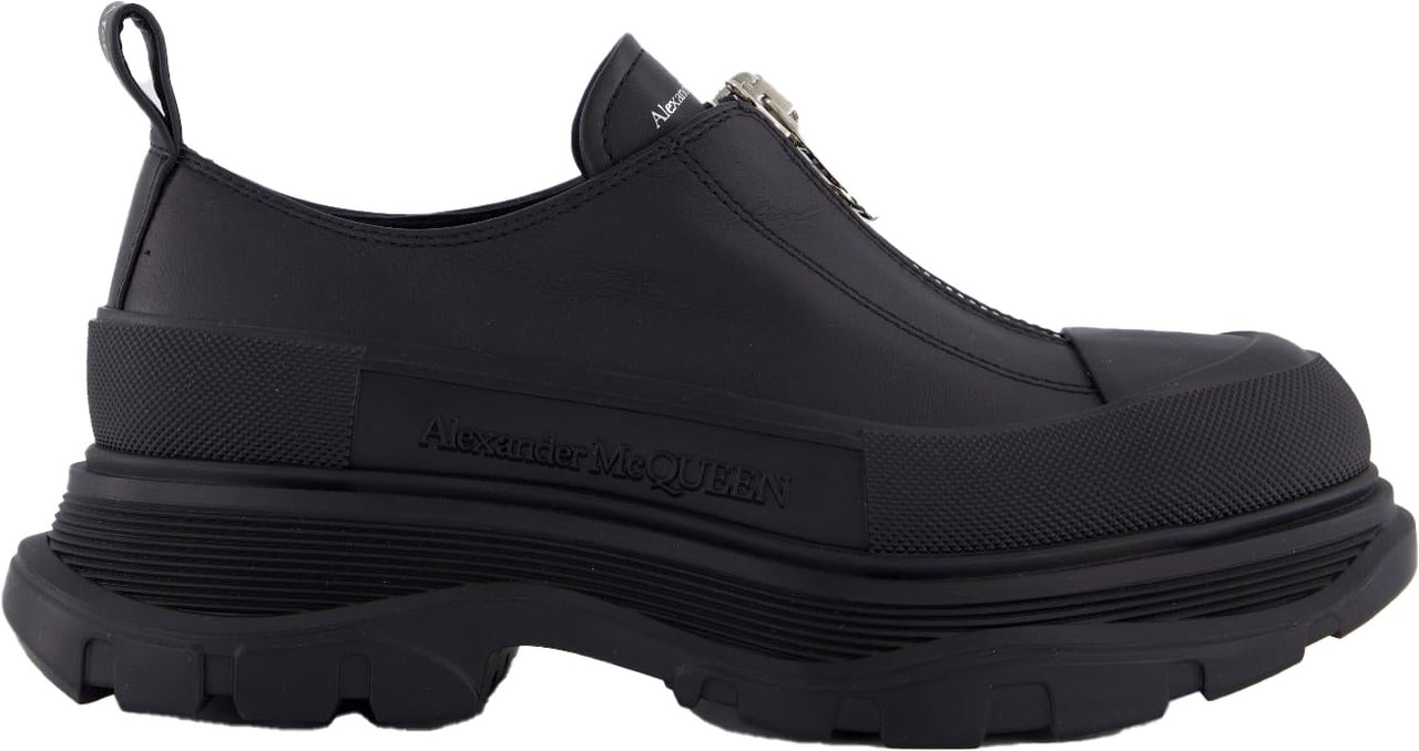 Alexander McQueen Dames Shoe Tread.Le.S.Rub. Box.Do.Ca Zwart