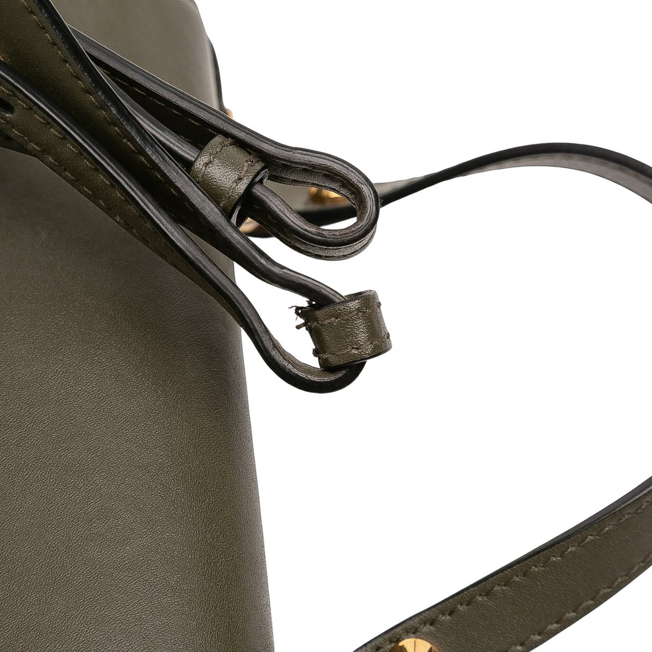 Alexander McQueen Mini Leather Skull Lock Top Handle Bag Groen