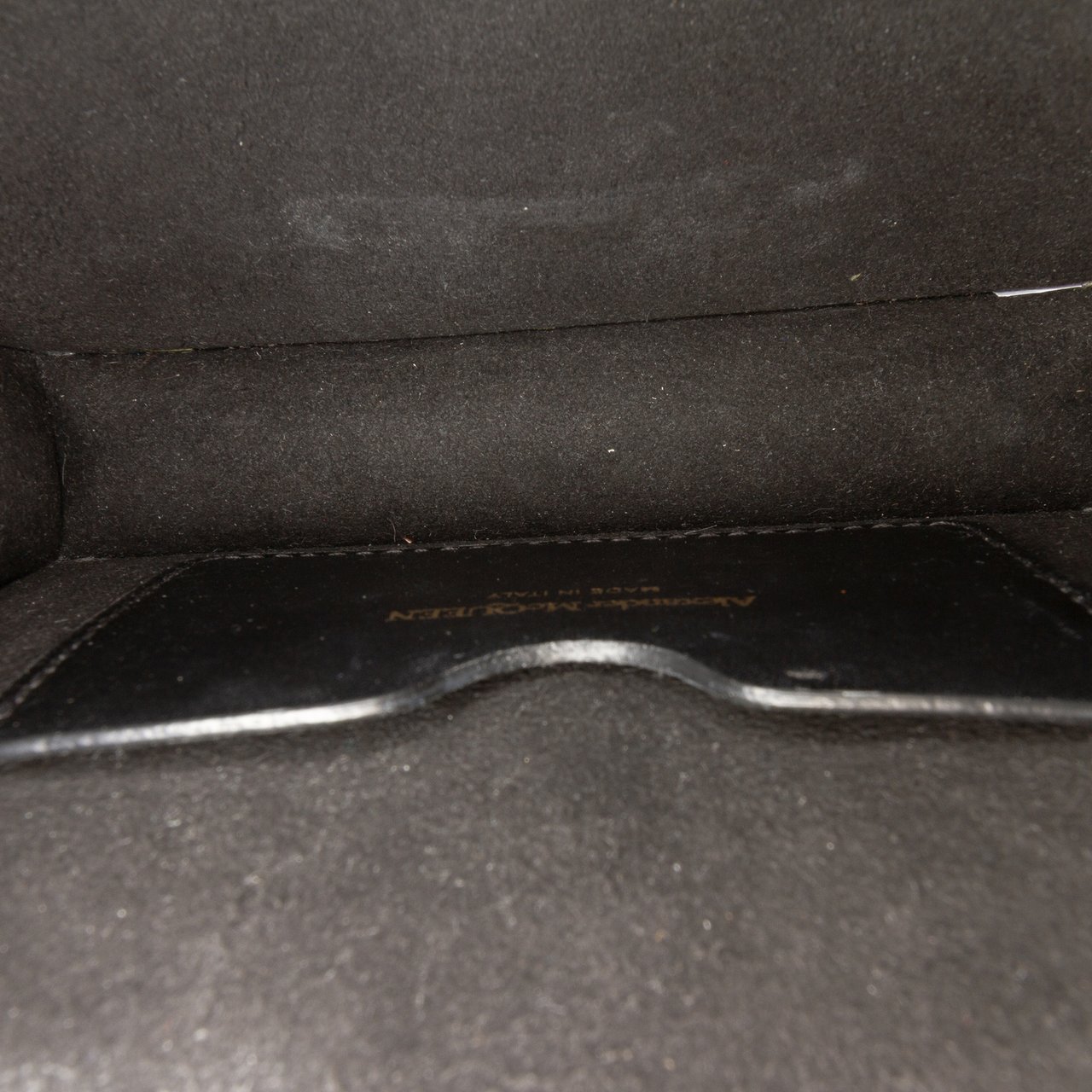 Alexander McQueen Mini Leather Skull Lock Top Handle Bag Groen