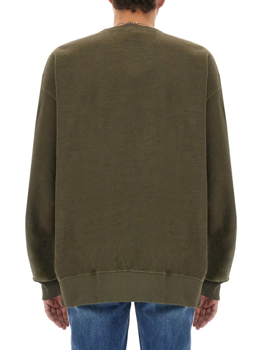 Alexander McQueen Sweatshirt With Logo Groen