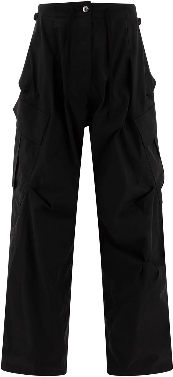 Alexander McQueen Oversize cargo trousers Zwart