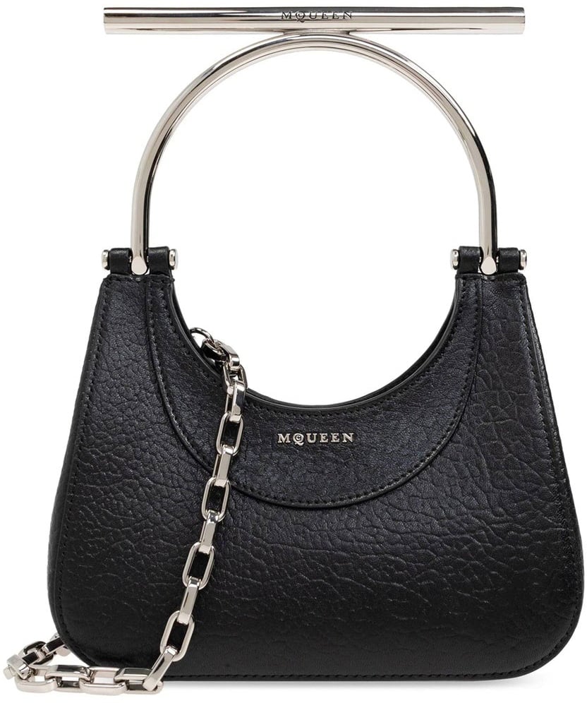 Alexander McQueen Alexander McQueen Mini T-bar Bag Zwart