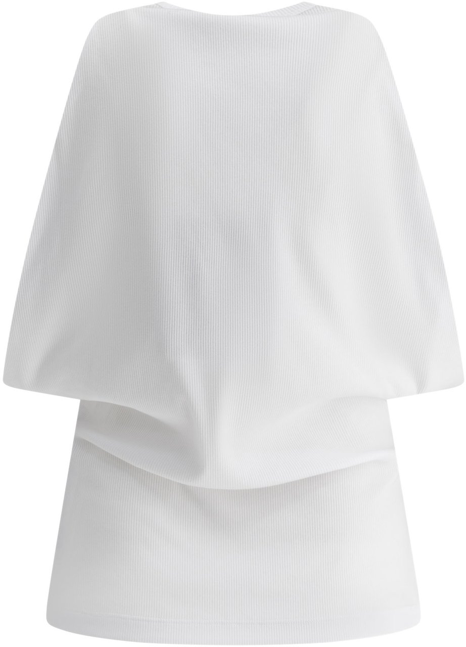 Alexander McQueen Ribbed top Wit