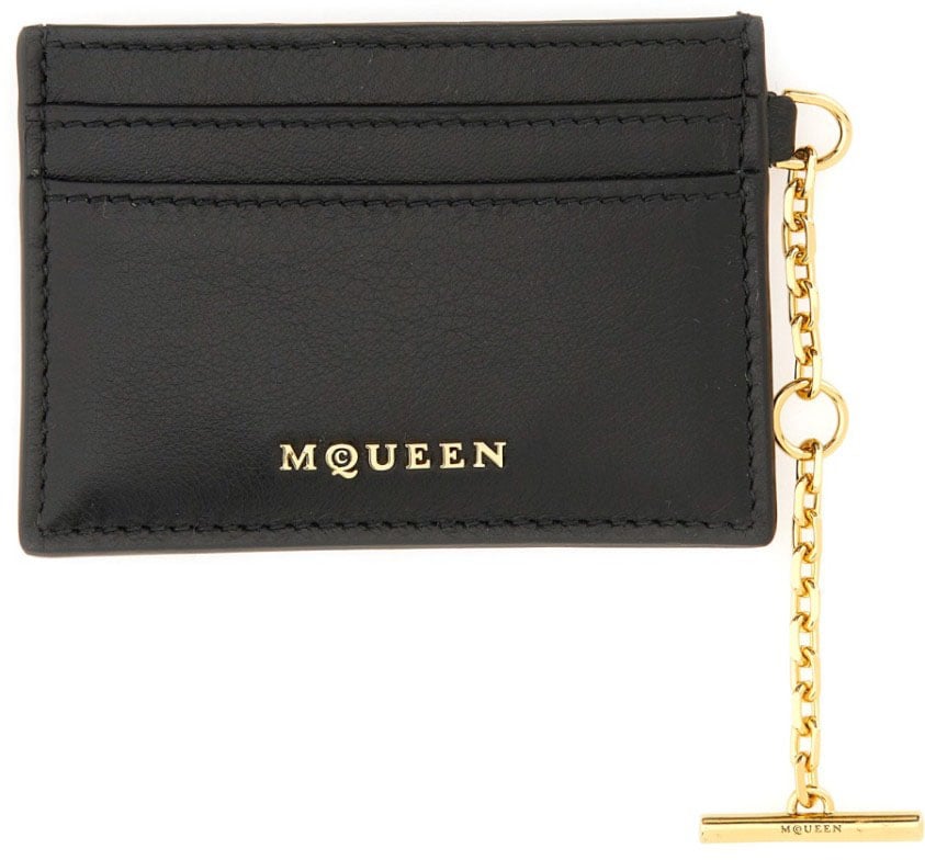 Alexander McQueen Sling Card Holder Zwart