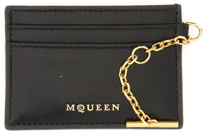 Alexander McQueen Sling Card Holder Zwart