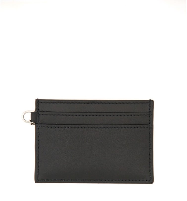 Alexander McQueen Card Holder "Sling" Zwart