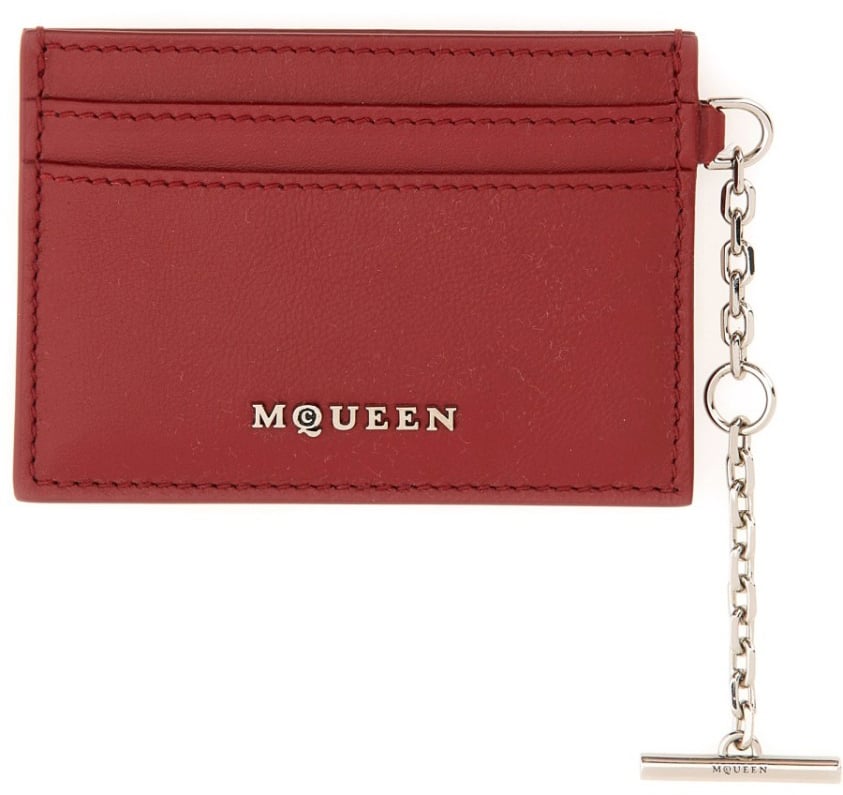 Alexander McQueen Sling Card Holder Rood