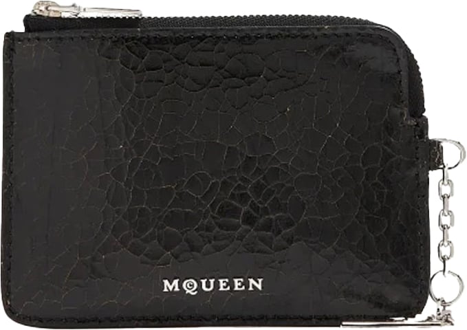 Alexander McQueen Alexander McQueen Sling Pip Coin Pouch Zwart