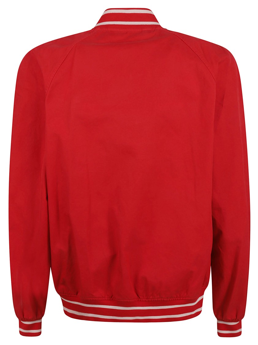 Alexander McQueen Classic Bomber Jacket Rood
