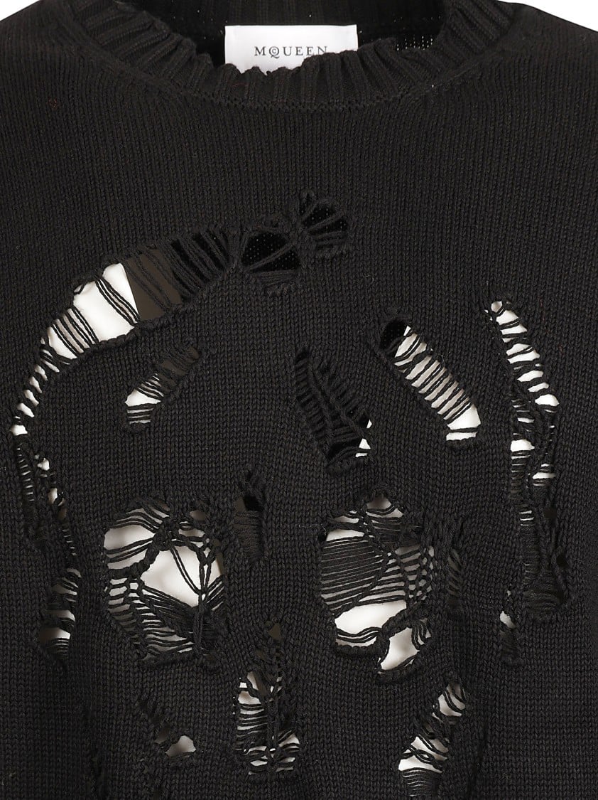 Alexander McQueen "Skull" Shirt Zwart