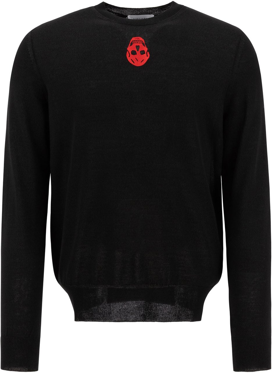 Alexander McQueen "Inverted Skull" sweatshirt Zwart