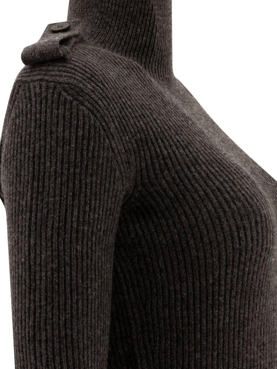 Alexander McQueen Ribbed mini dress Grijs