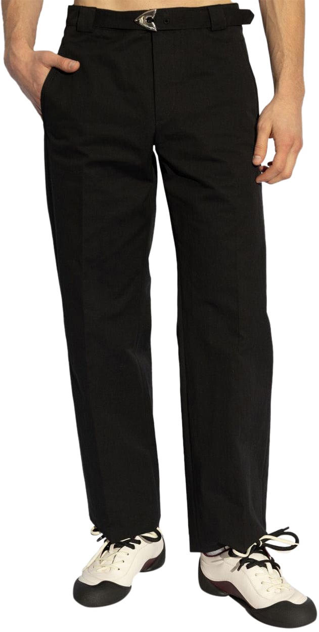 Alexander McQueen Trousers Black Zwart