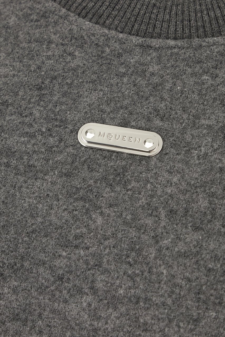 Alexander McQueen Alexander McQueen Grey wool blend sweater Grijs
