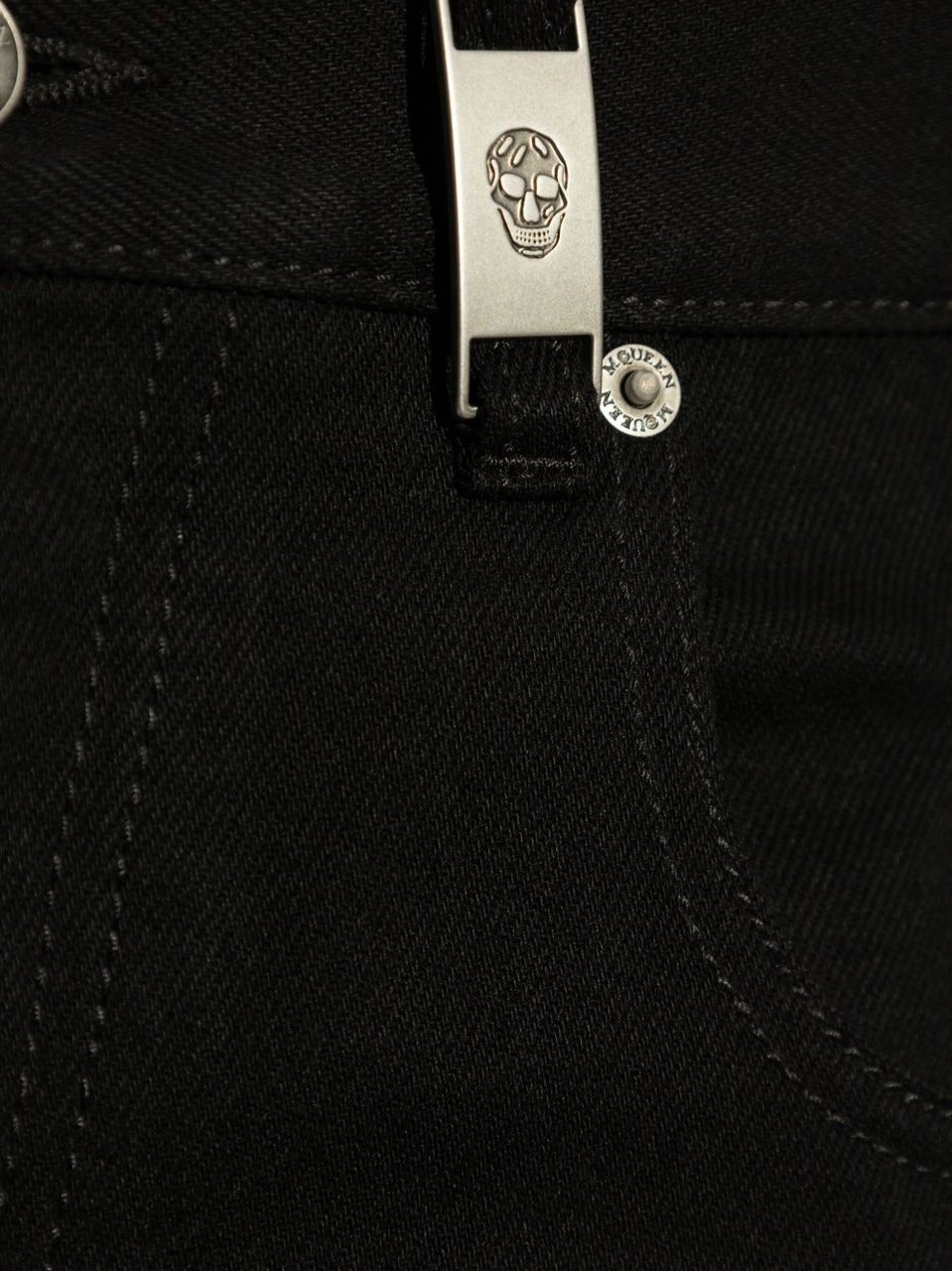 Alexander McQueen Jeans Black Zwart