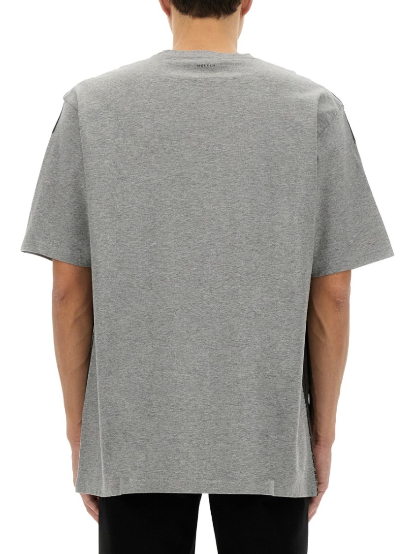 Alexander McQueen Skull Print T-Shirt Zwart