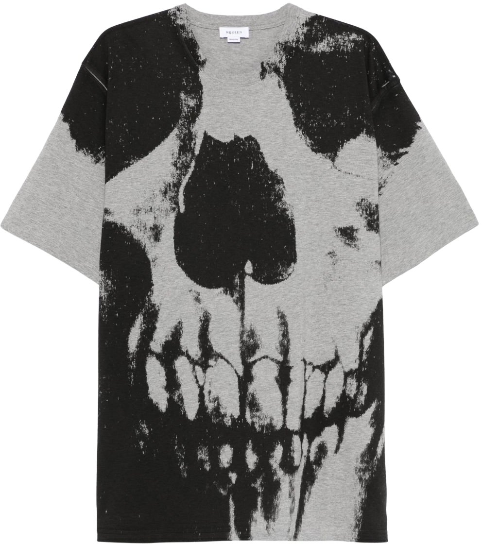 Alexander McQueen T-Shirts And Polos Grey Grijs