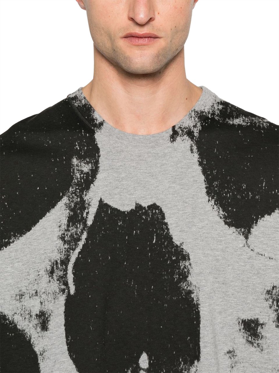 Alexander McQueen T-Shirts And Polos Grey Grijs