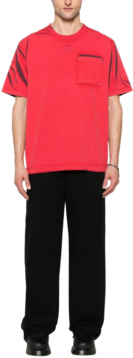 Alexander McQueen T-Shirts And Polos Bordeaux Rood