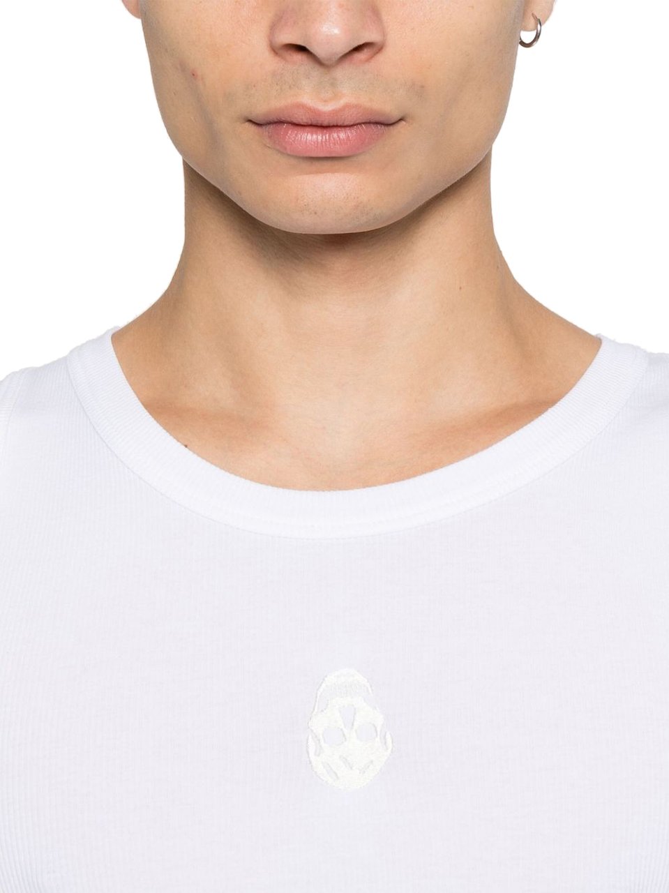 Alexander McQueen Top White Wit