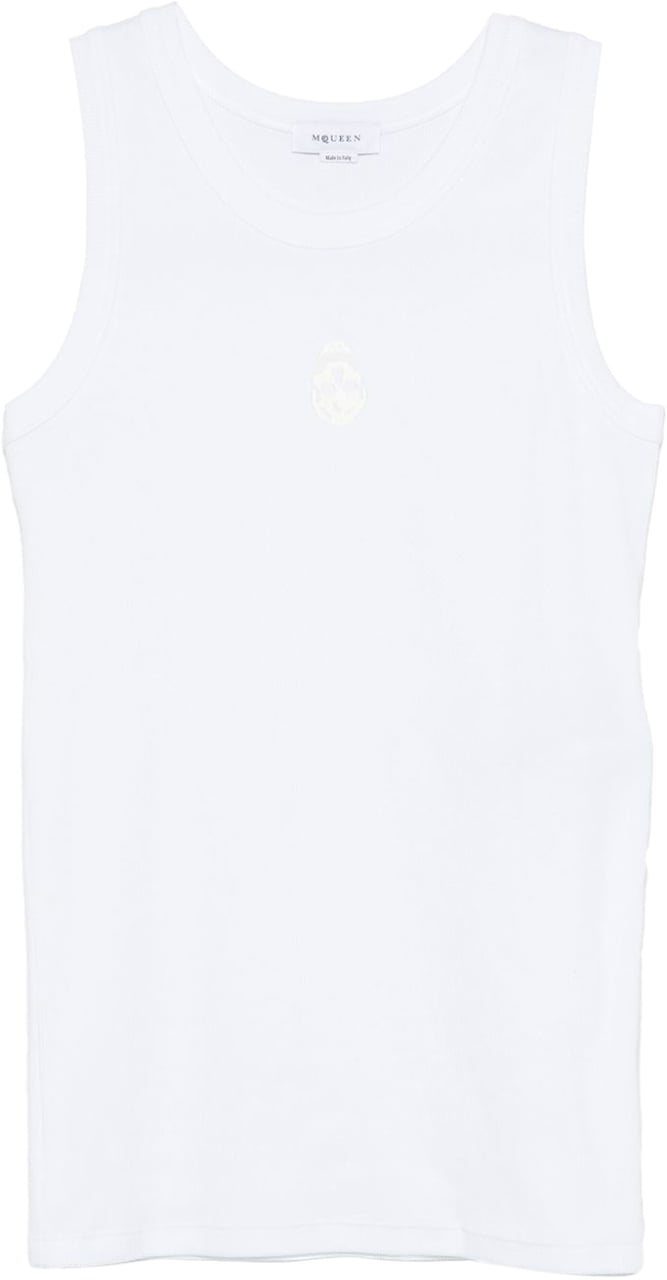 Alexander McQueen Top White Wit
