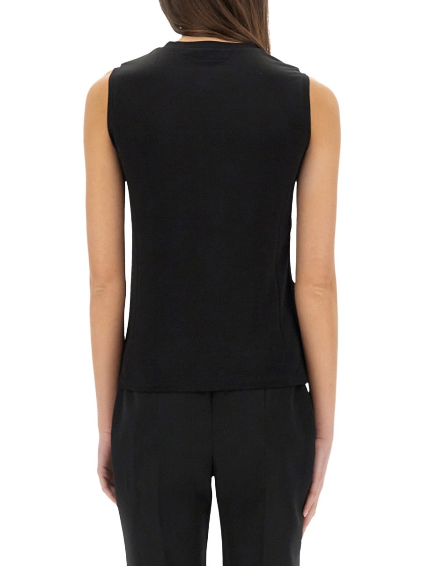 Alexander McQueen Top A Inserts. Zwart