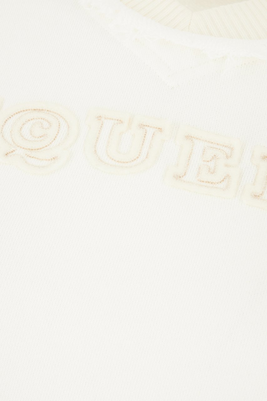 Alexander McQueen Alexander McQueen Ivory cotton sweatshirt Neutraal