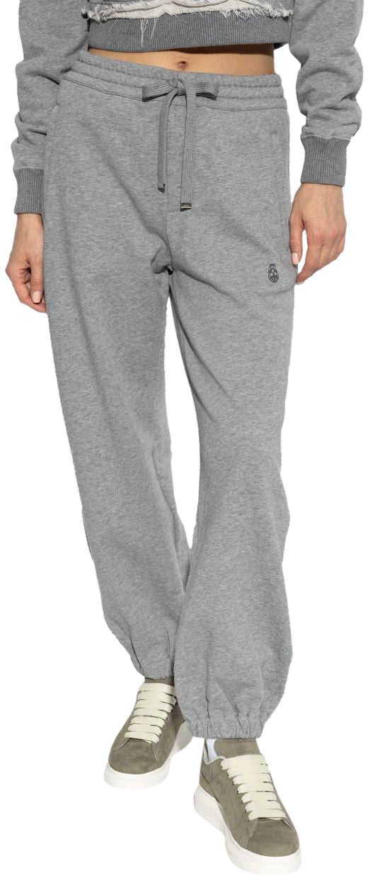 Alexander McQueen Trousers Grey Grijs